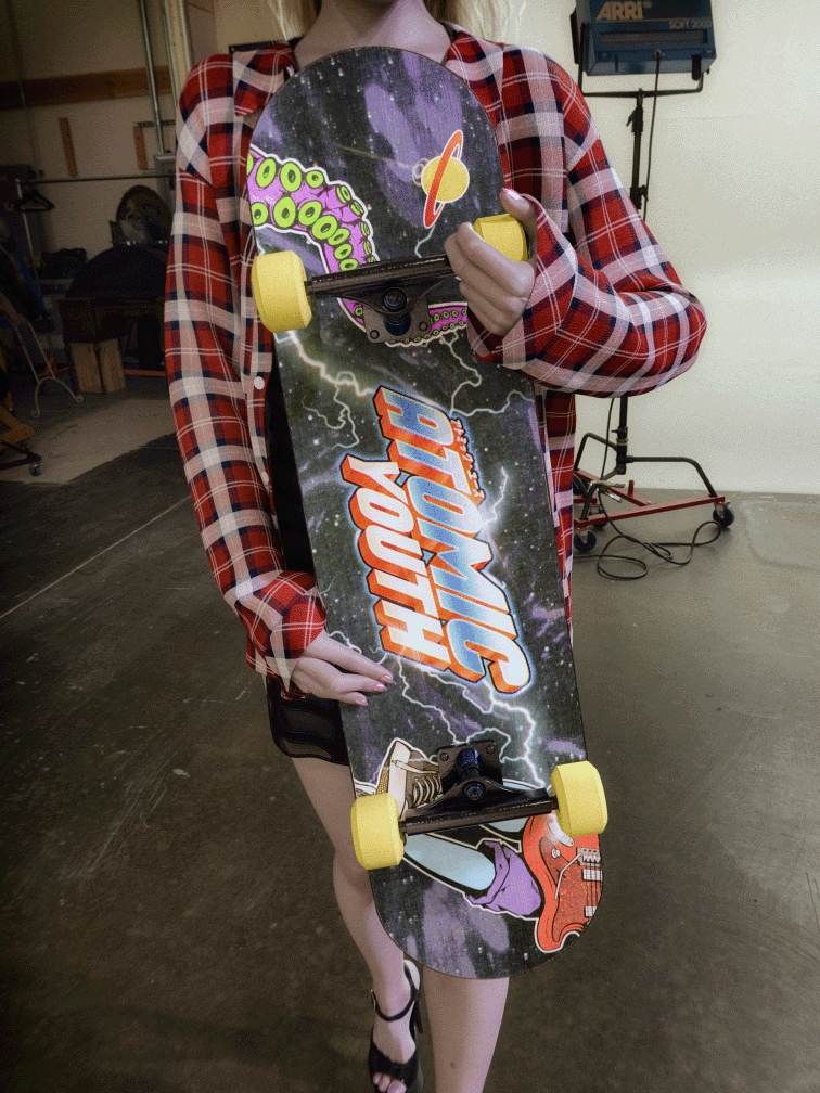 twintail skateboard deck